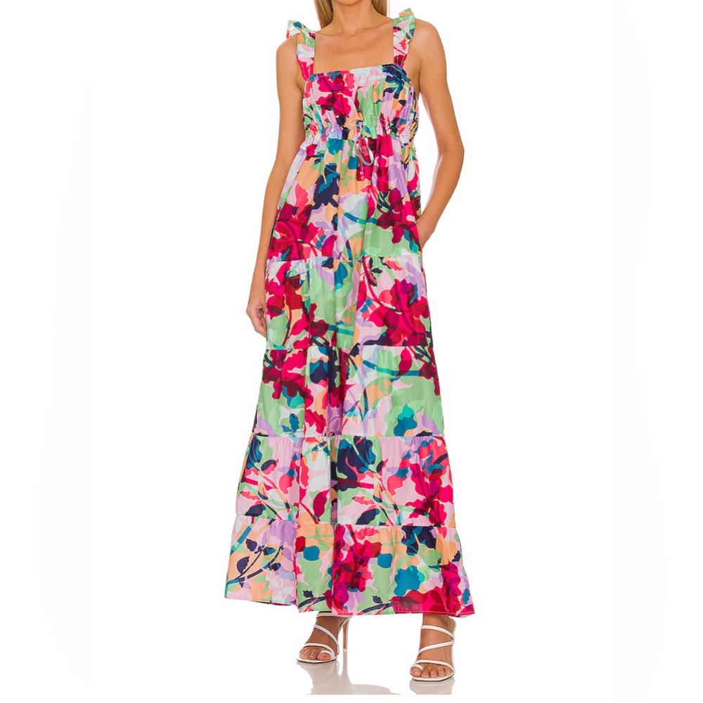 BB Dakota Vacay Tropic Silhouette Dress WITH POCKETS